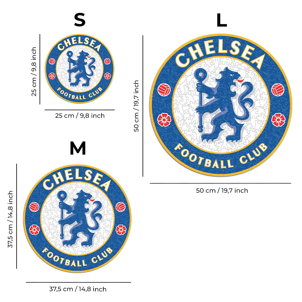 Chelsea FC® Logo - Official Wooden Puzzle – Iconic Puzzles