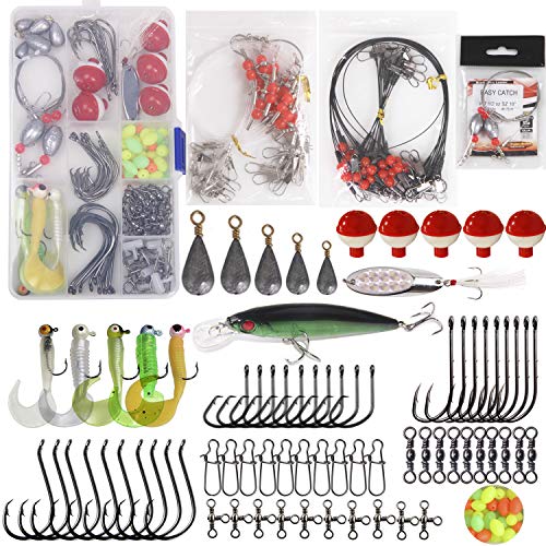  Shaddock Fishing 54pcs/Box Assorted Bell/Bass Casting Sinkers  Weights Kit Saltwater Fishing Weights-Total 13OZ in A Handy Box : Sports &  Outdoors