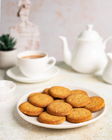 Cold pressed aata biscuits