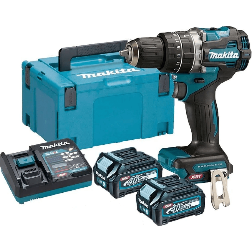 Makita Cordless impact drill XGT HP001GM201 40V max - merXu