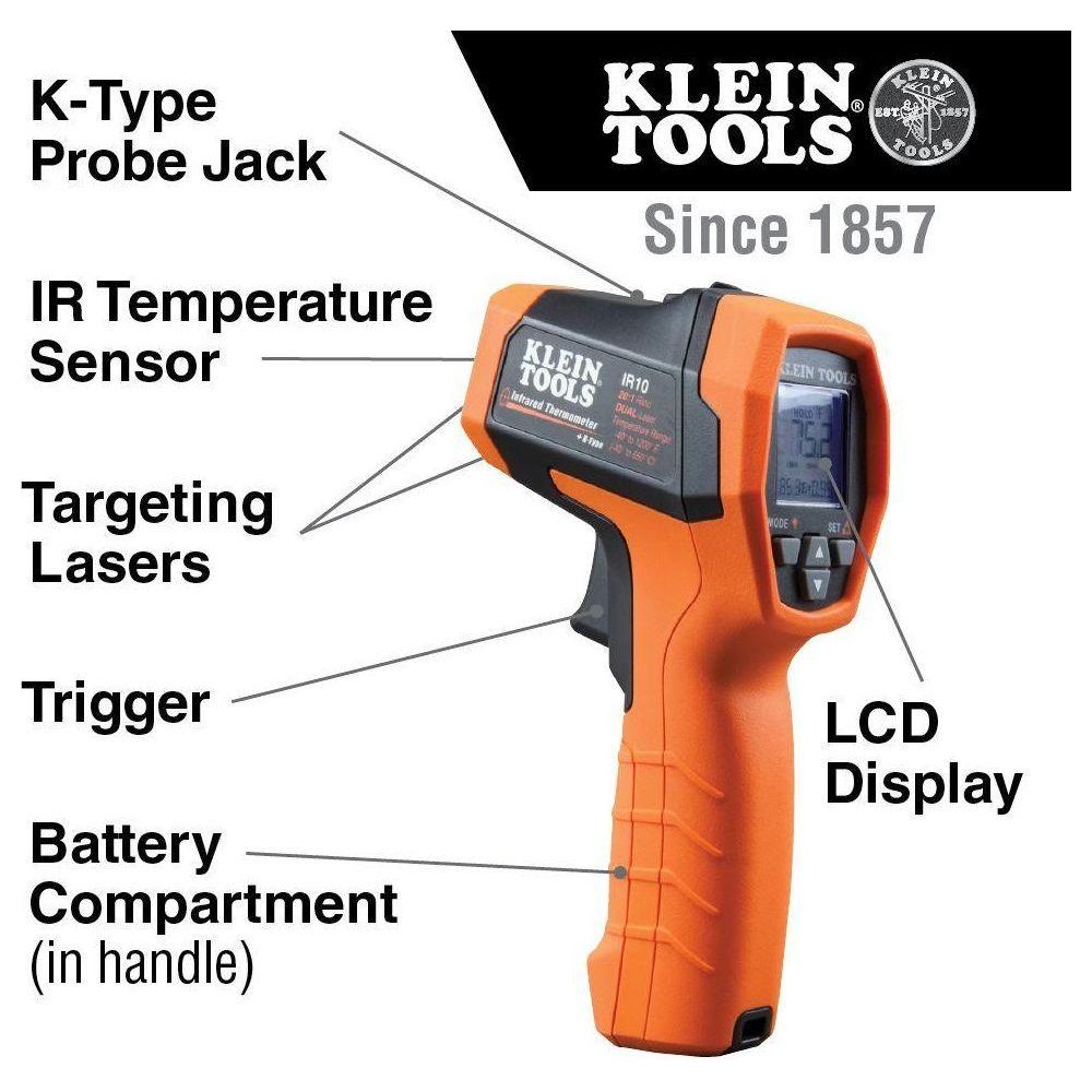 Klein IR-3000 30:1 Dual Laser Infrared Thermometer / Thermal Scanner