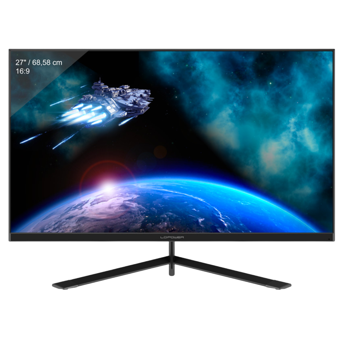 GAME HERO® 27 inch FHD Gaming PC Monitor - 144 hz - Adaptive Sync - Zwart