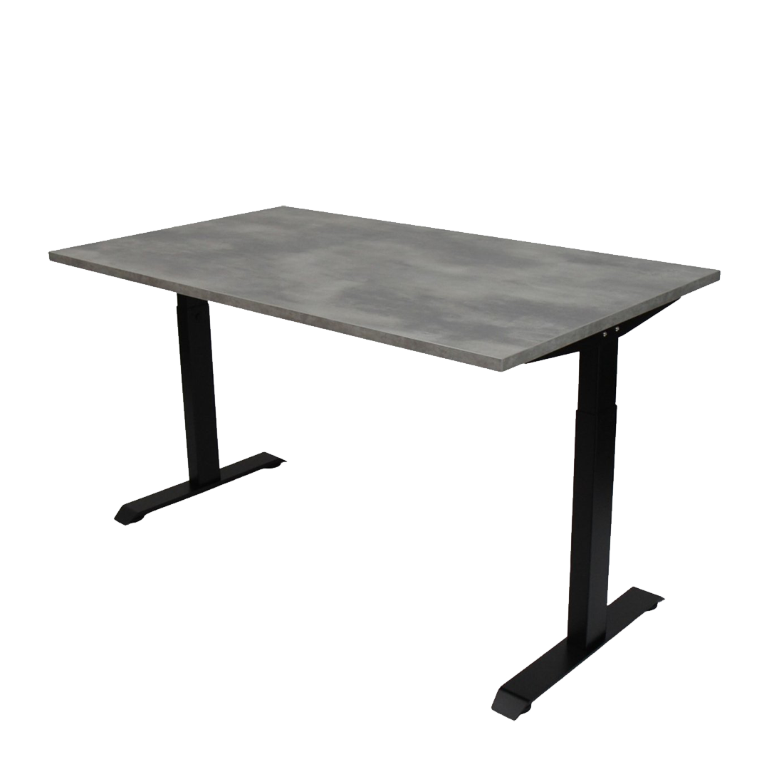 Office Hero® Cosmic - Zit sta bureau in hoogte verstelbaar zwart frame - Game bureau - Computertafel - Werktafel - 140x80 - Oxyd