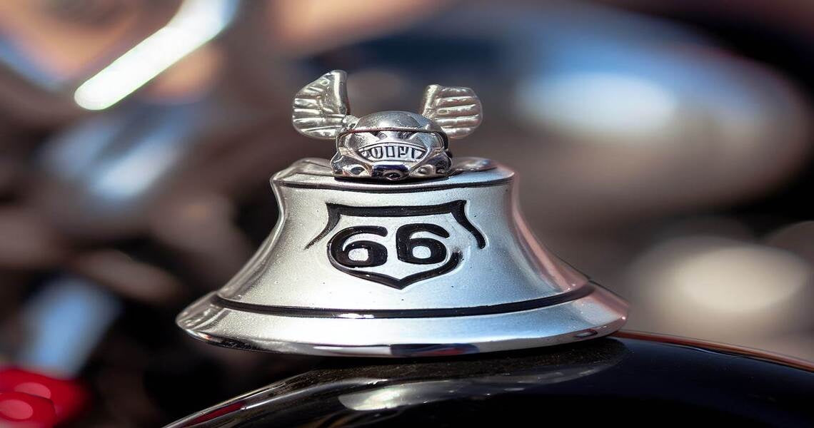 clochette guardian bell route 66 pour moto et biker