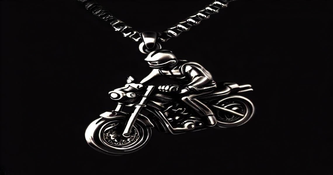 PENDENTIF MOTO pour biker