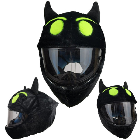 FunnyRiders Housse Casque Moto Amusante - Couvre-Casque Intégral Amusant &  Mignon - Accessoires Moto, Protection Contre Poussière, Bosses, Rayures 