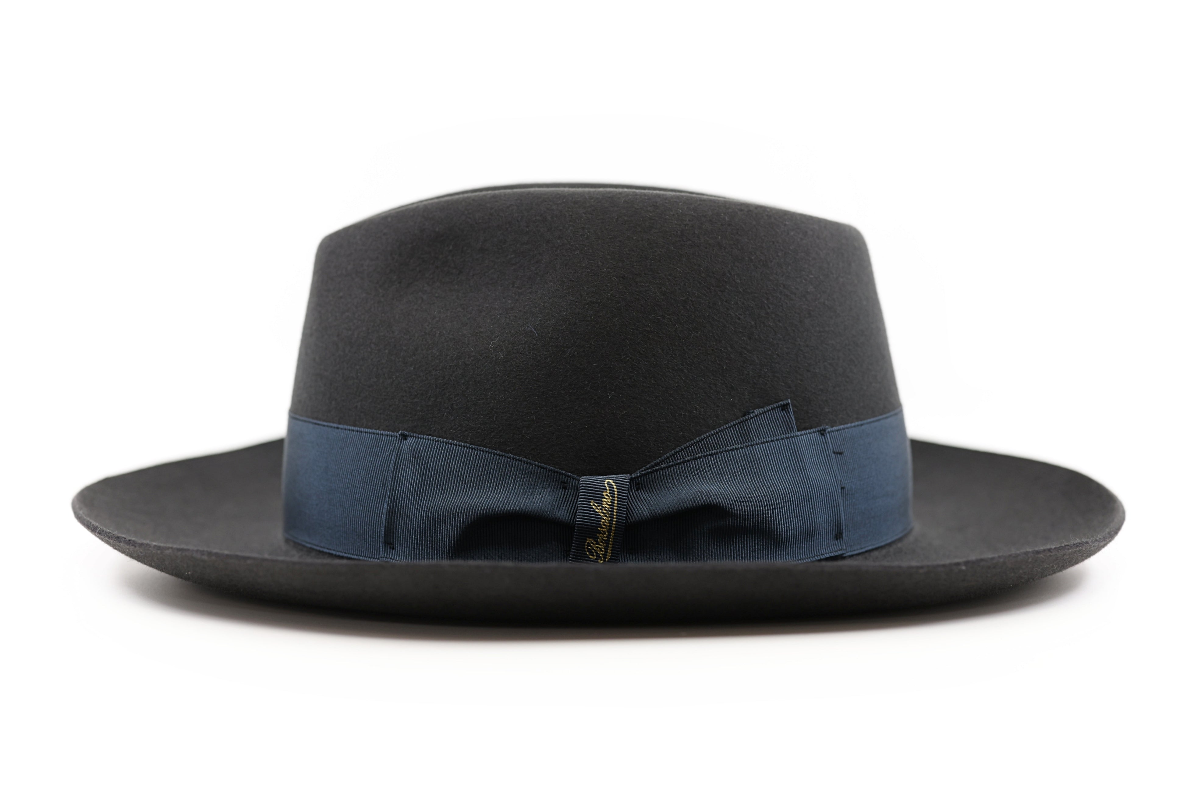 BORSALINO Alessandria- Charcoal (Large Brim)