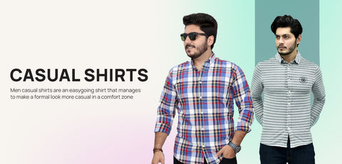 casual shirts for men