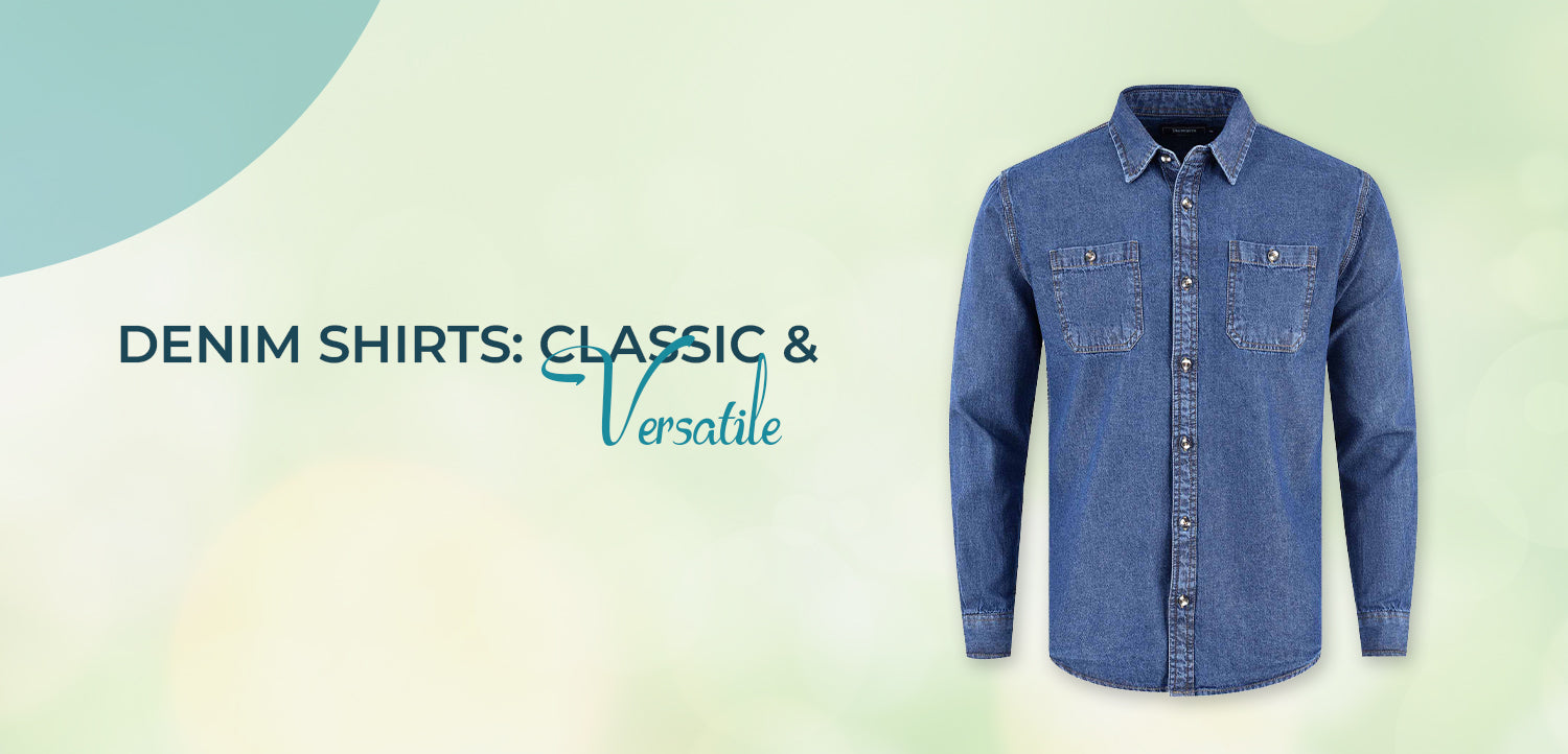 denim casual shirts