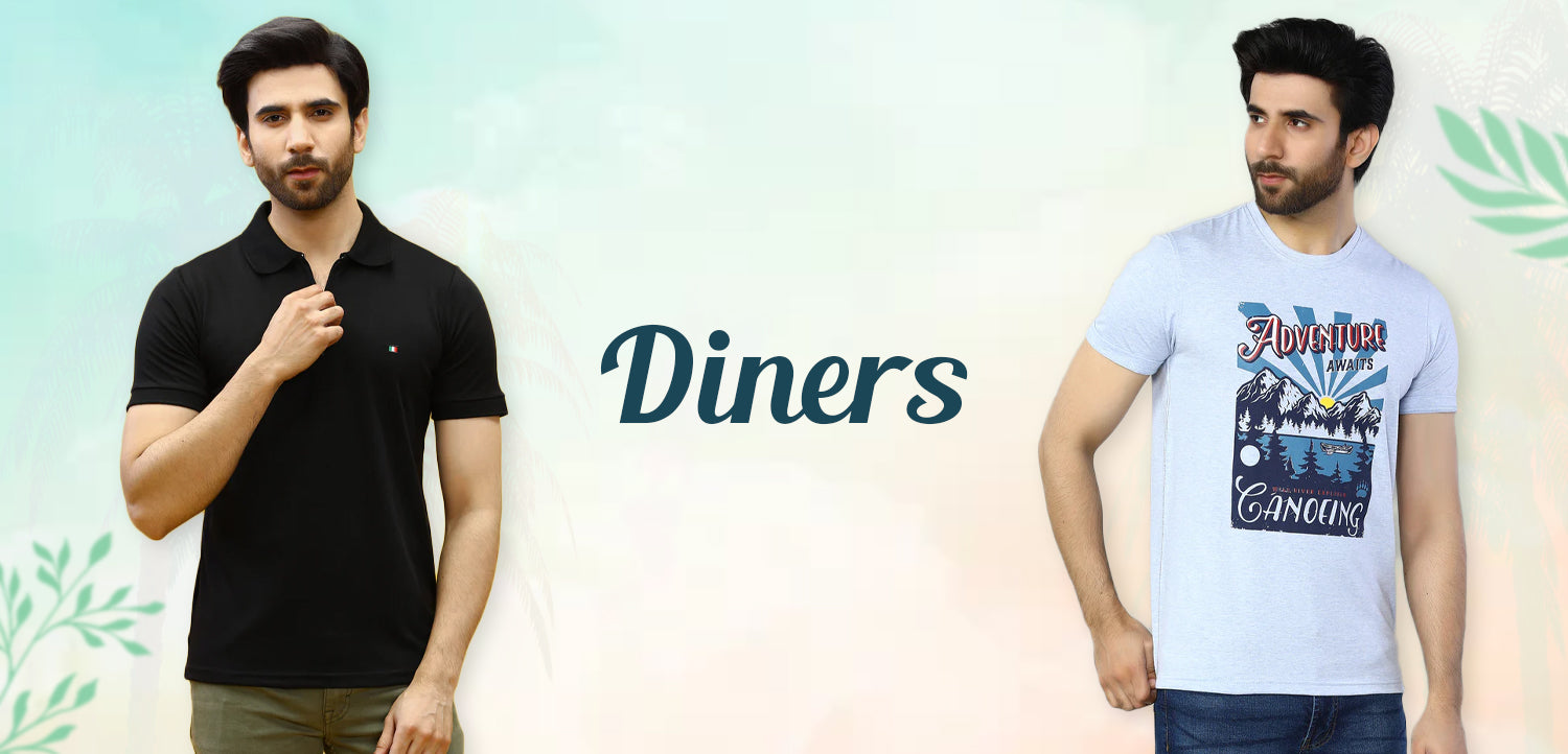 diner's - t shirt brand in pakistan