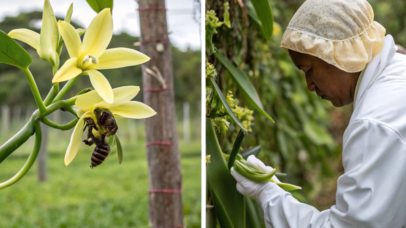 Comparing Natural and Manual Vanilla Plant Pollination