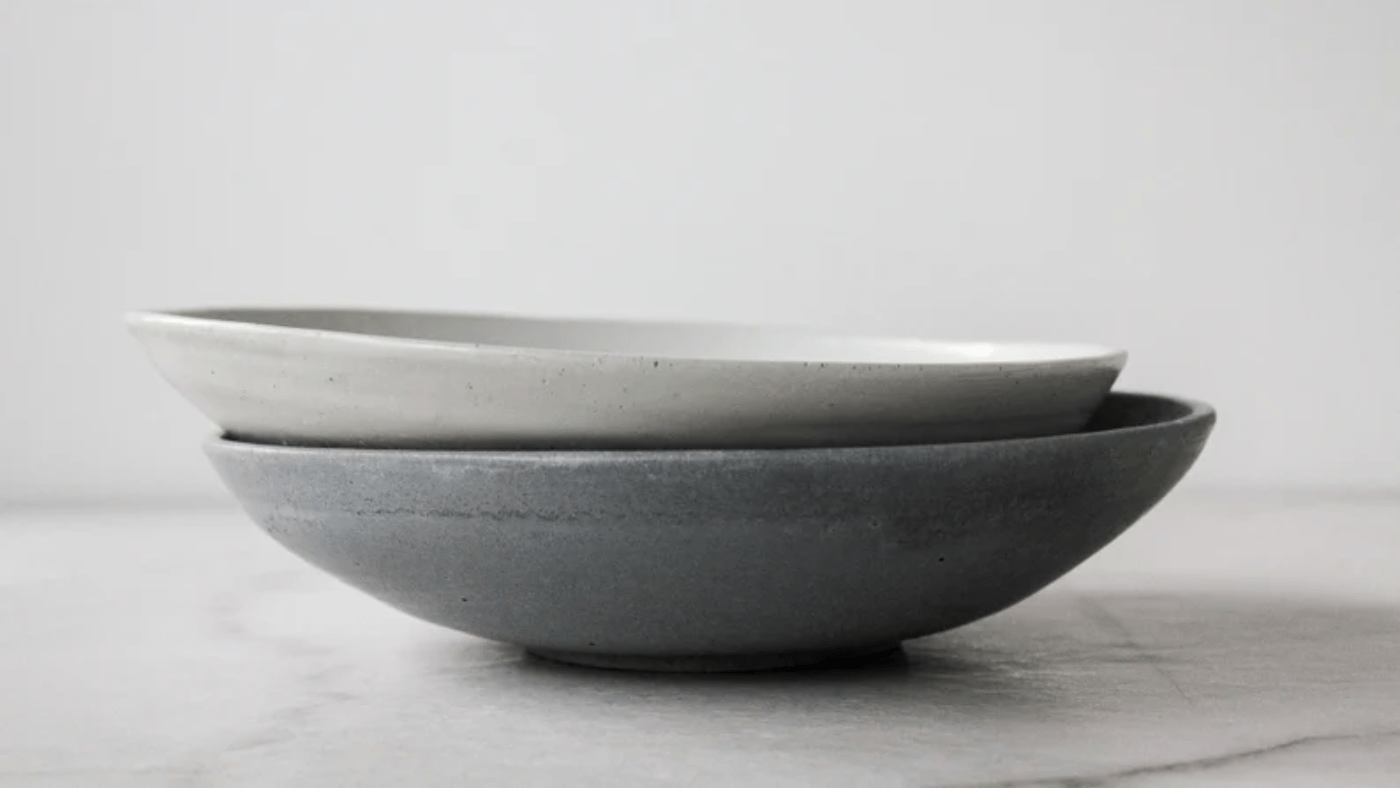 Shallow Bowl-Large Concrete Bowl