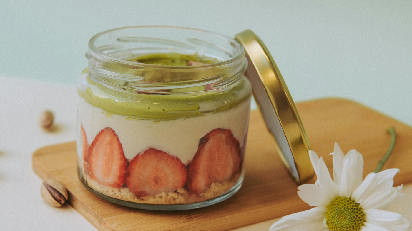 Vanilla Cream Pudding in a Jar