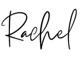 Rachel written out in cursive