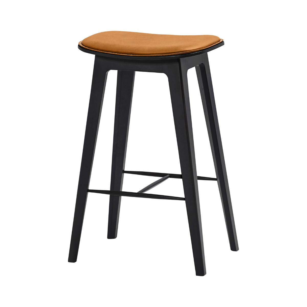 Nordic Bar Stool - Beech with stitches