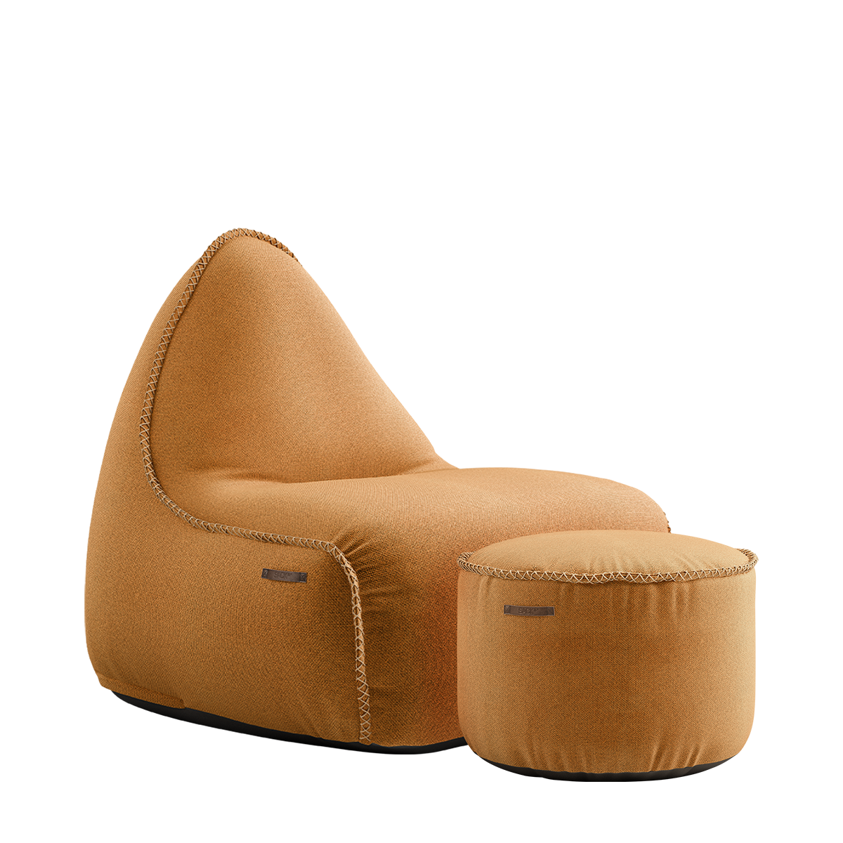 Cura Lounge Chair & Pouf