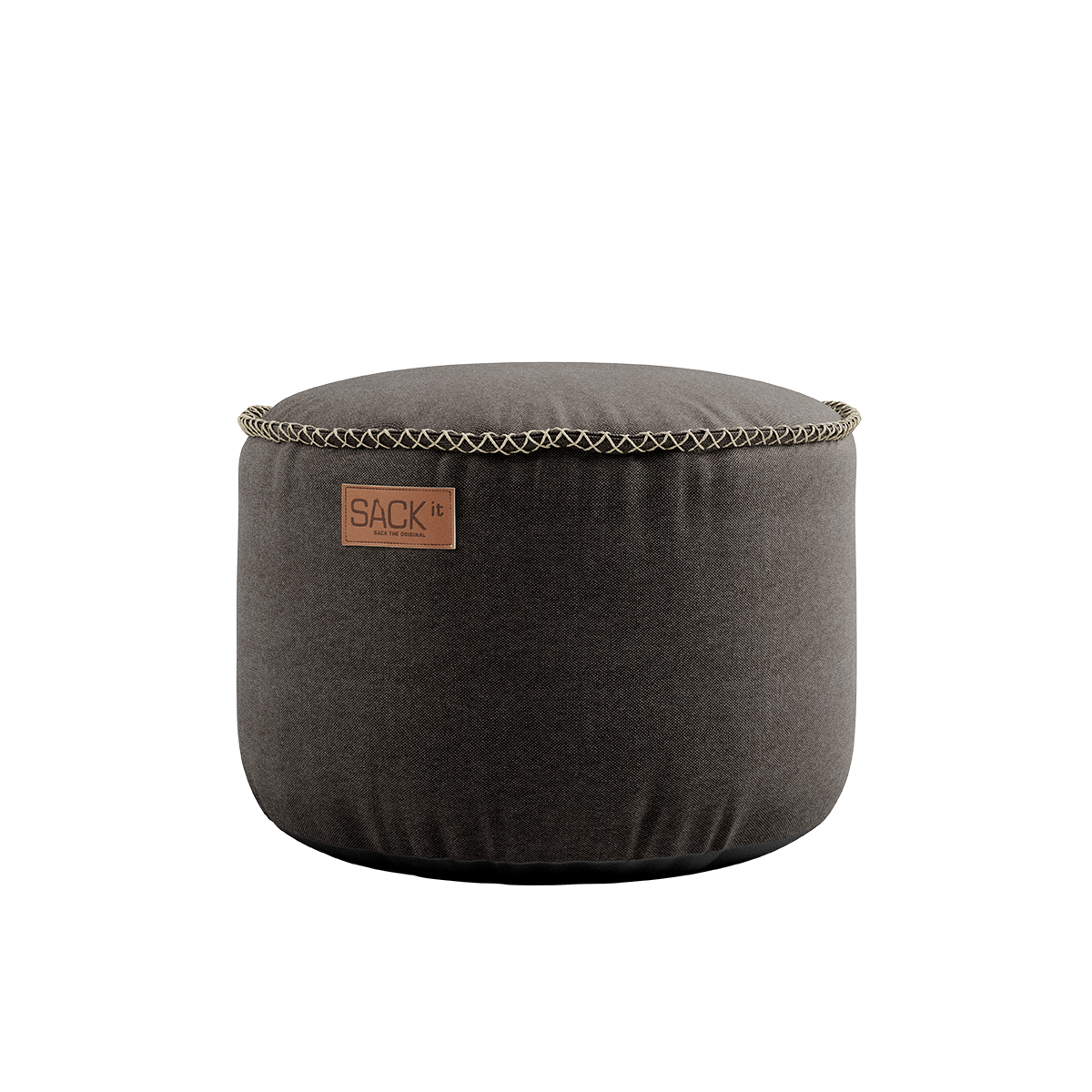 Canvas Pouf