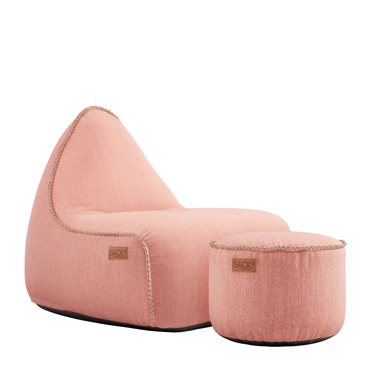 Cobana Lounge Chair & Pouf