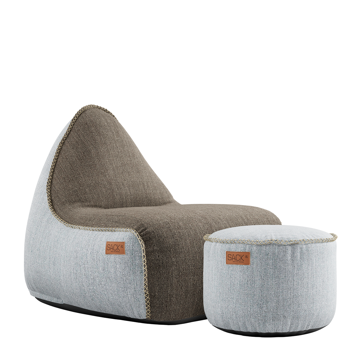 Cobana Lounge Chair & Pouf