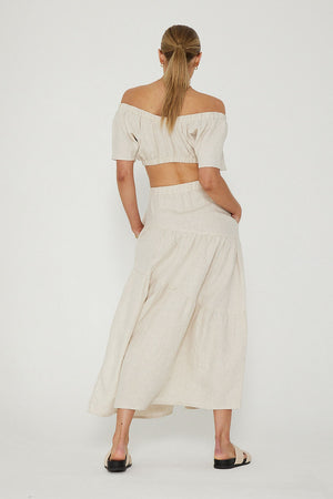 
                  
                    Load image into Gallery viewer, EVOLVE MAXI SKIRT - NATURAL
                  
                