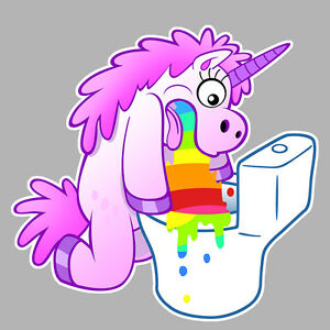 Unicorn Vomiting Rainbow