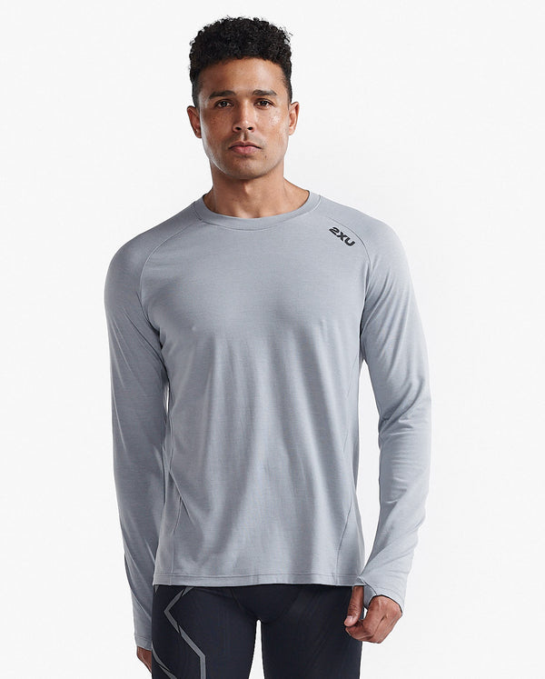 Men's Long Sleeve Tops - Compression, Running & Gym