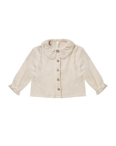 RYLEE + CRU PIPER BLOUSE / WINTER BLOOM - Milk + Bots