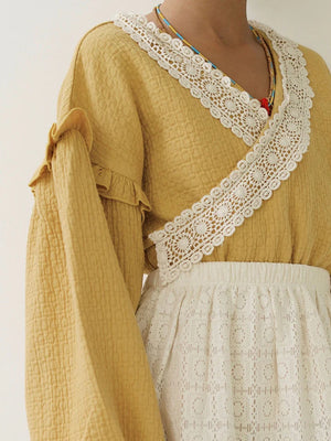 YOLI & OTIS RAUF TOP / PARSNIP - Milk + Bots