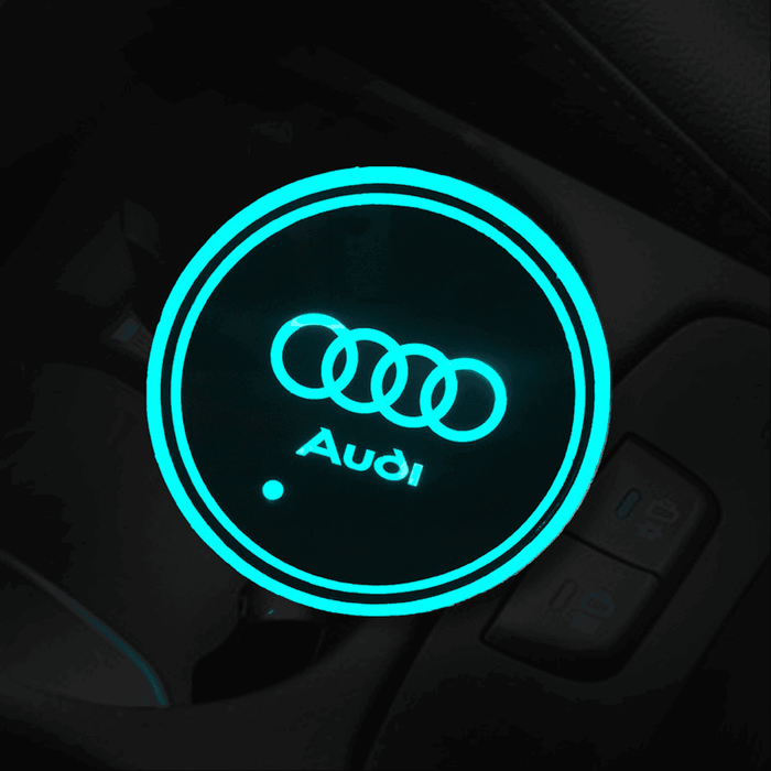 Audi Compatible LED Intelligent Luminous Coaster LED Cup Holder Lights –  Greetlight
