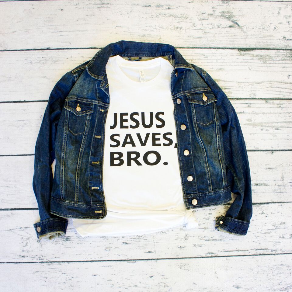 Crew - Jesus Saves Bro – Fit Chic Headbands