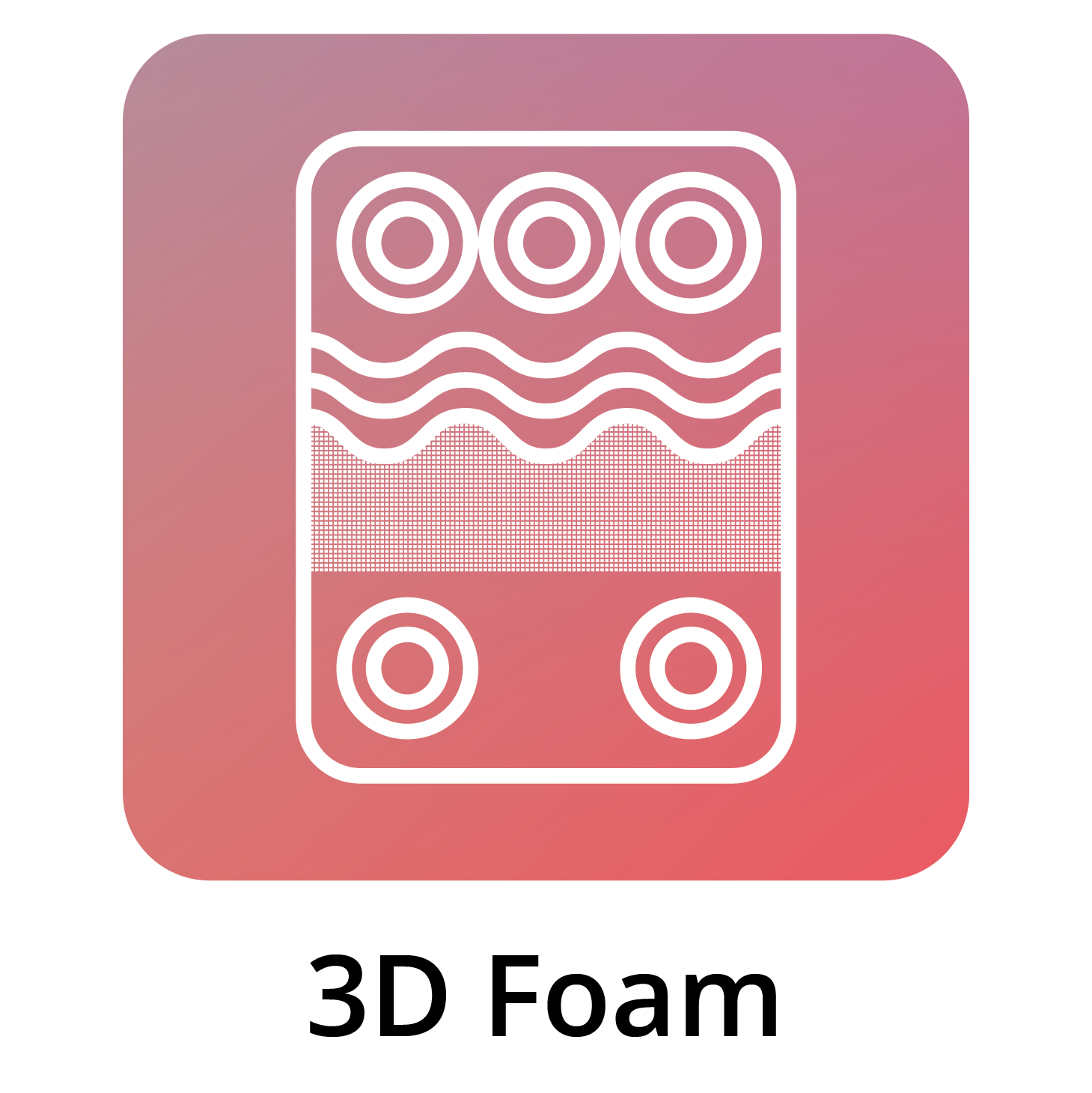 Cutted Foam In Bed Icon