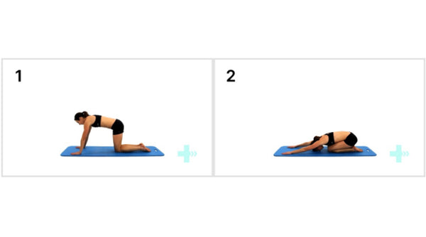 Child Pose Stretch 