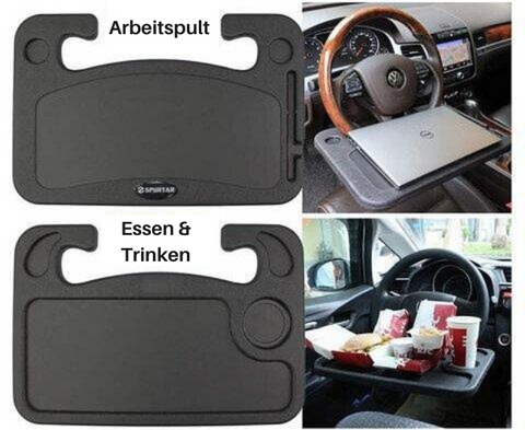 Allround Lenkrad Tisch für Essen-Laptop-Schreibtisch-Handy-Tablet-uvm. –