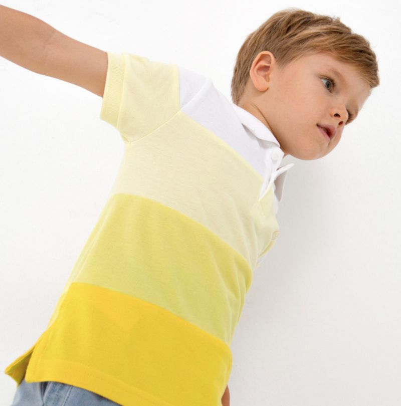 Mayoral Boys Yellow Tiger Polo Shirt