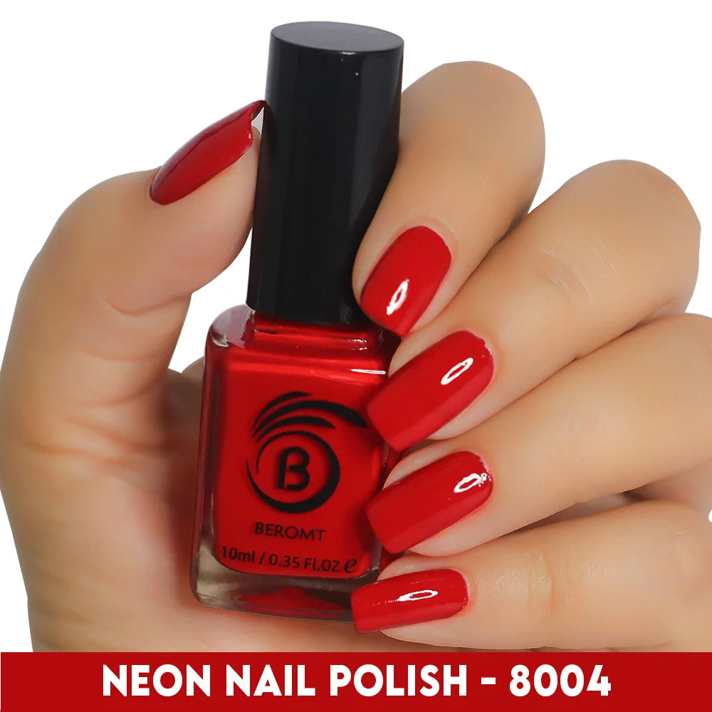 Chic Beauty NEON NAIL POLISH-Red 2025 at ShopCircuit | ONDC
