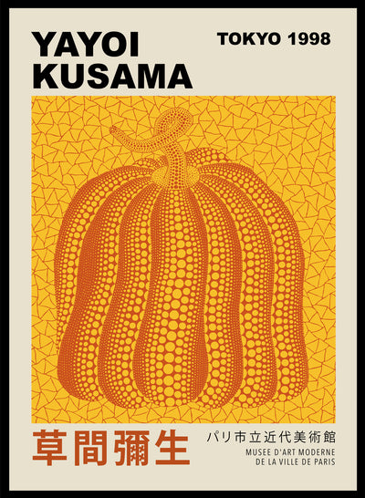 Yayoi kusama-pontos-amarelo macio-alta qualidade poster de