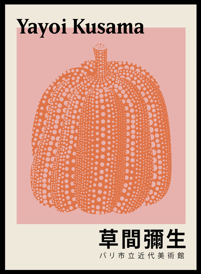 Yayoi Kusama 草間彌生 Pumpkin Forever Exhibition Poster Japanese 