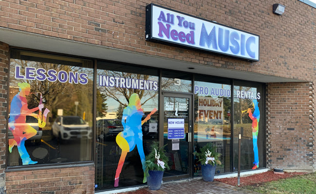 All You Need Music, Canadian Music Store, Brockville Ontario