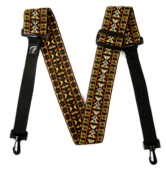 Well-Hung Wild Things Ocelot 3 wide Super Padded hootenanny guitar strap