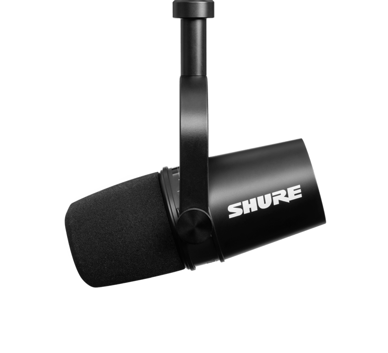 Shure MV7 USB Podcast Microphone, Black | Streaming, Home