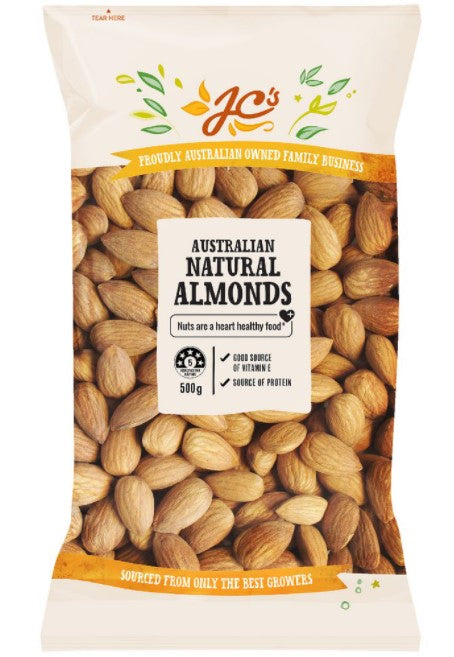 Jcs Quality Foods Australian Almond Natural 500g