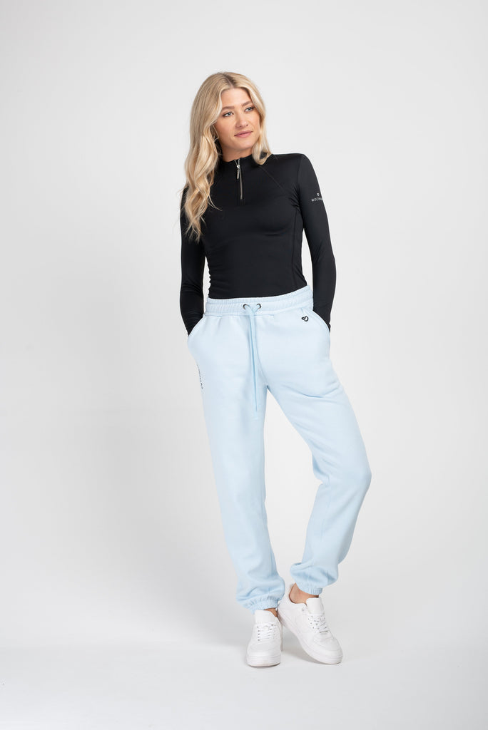 Womens Joggers in Baby Blue - Lounge Mochara