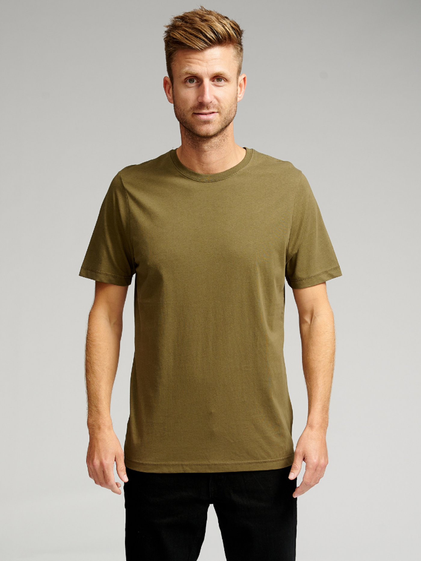 Bagvaskelse forvrængning Sanctuary Økologisk Basic T-shirt - Armygrøn | TeeShoppen