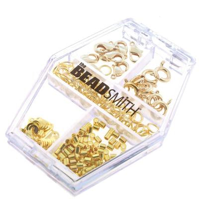 Image of Basic Elements Gold Tone Findings Assortment Box