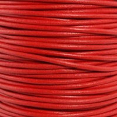 5mm Braided Saddle Round Leather Cord with Hollow Core