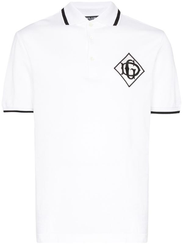 DOLCE & GABBANA WHITE POLO SHIRT – e-Outlet