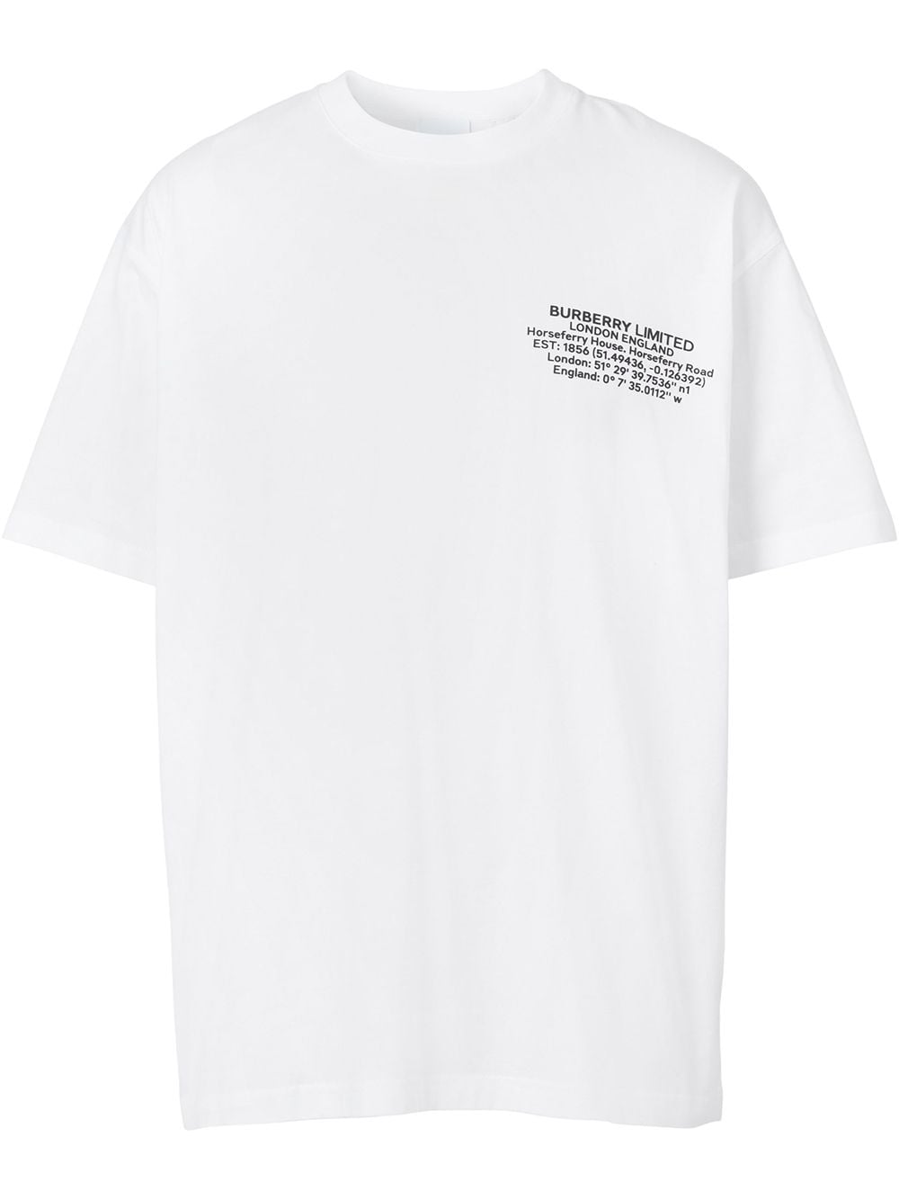 BURBERRY LIMITED WHITE T-SHIRT – e-Outlet