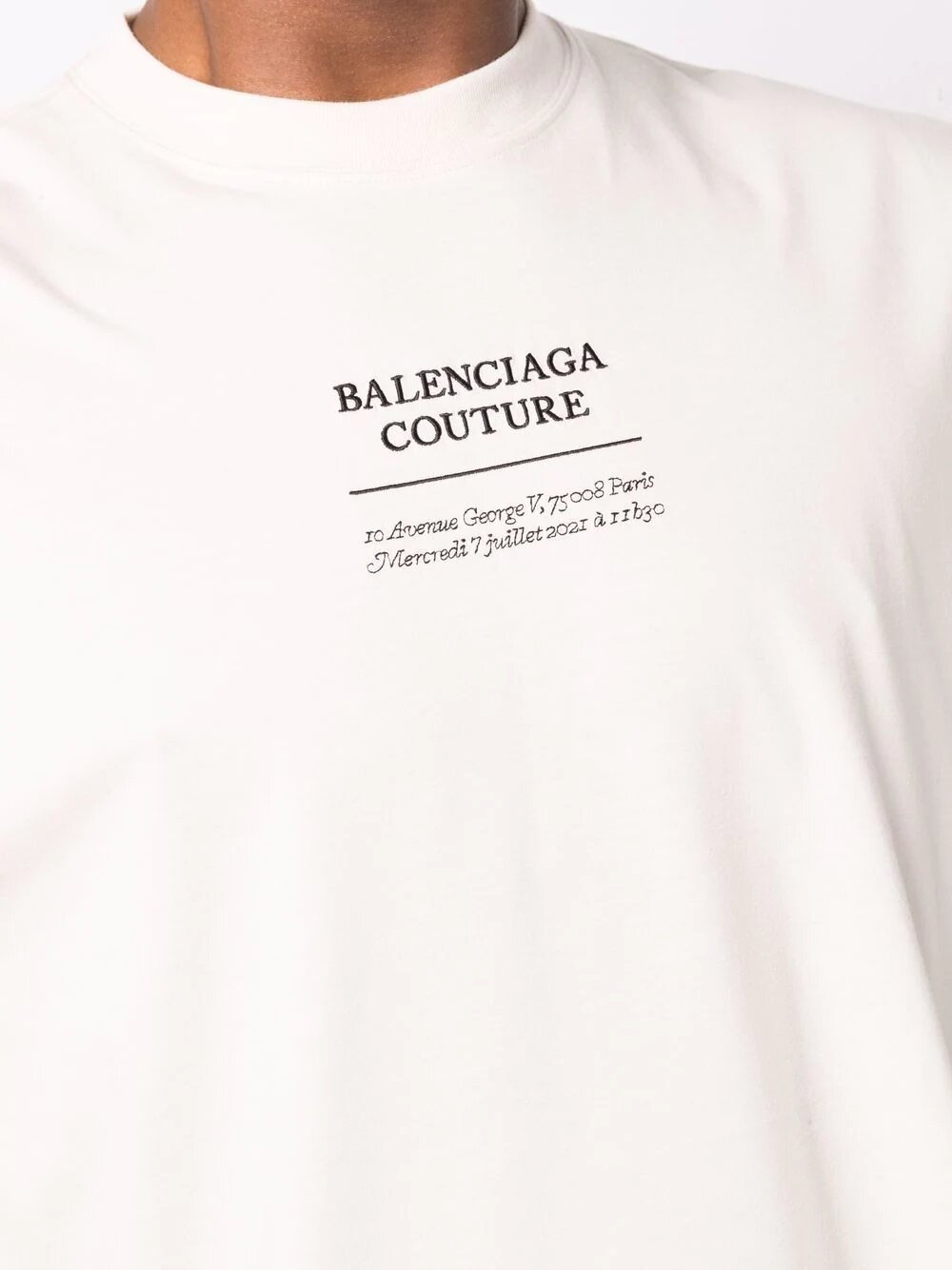 balenciaga couture t shirt