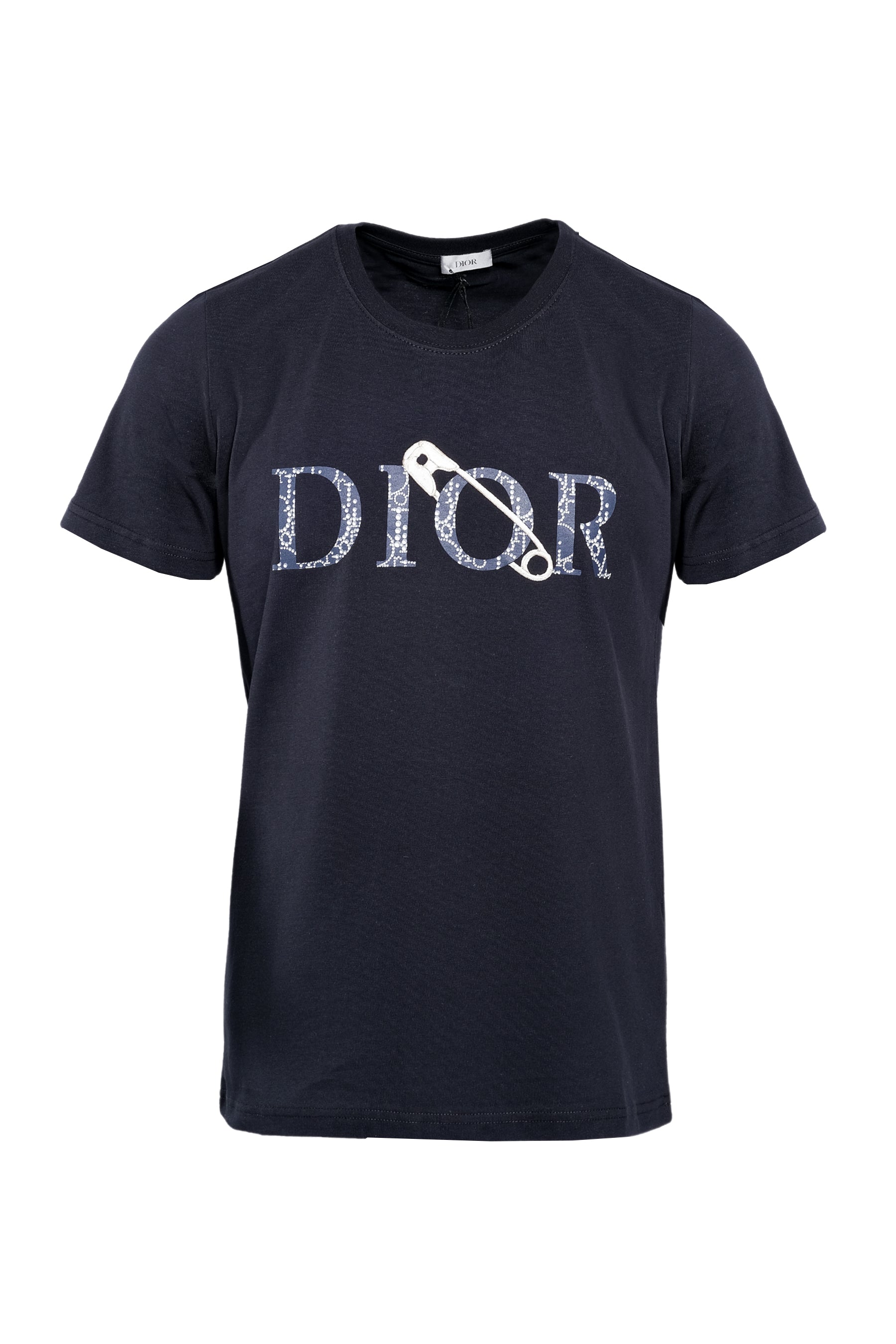 CHRISTIAN DIOR PIN LOGO EMBROIDERED DARK BLUE TSHIRT  EOutlet   lupongovph