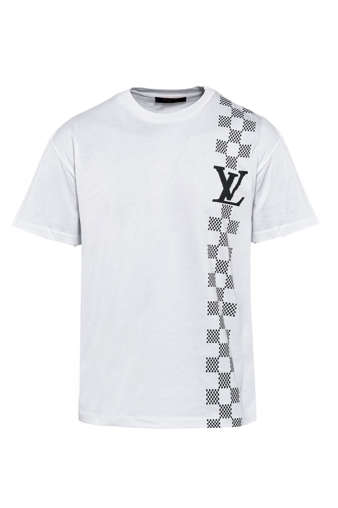 LV Spread Embroidery T-Shirt - Luxury White